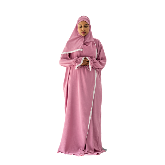 Plain Prayer Dress Pink