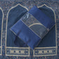 Portable Al Rawdha Mussalla Mat Blue